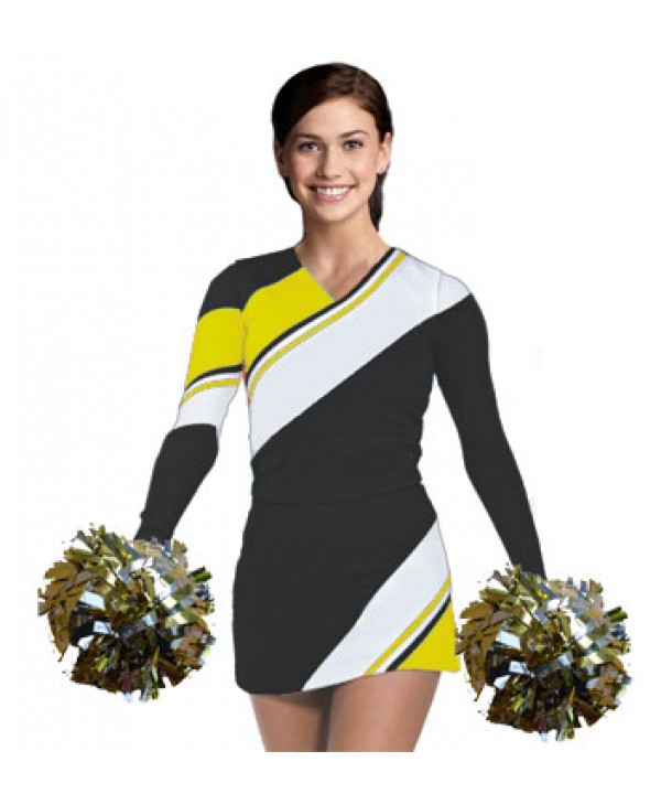 Cheerleading Uniform 3 pcs 90102tp black,  white, ...