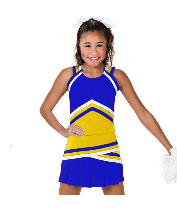 Cheerleader Uniform 90151 royal,  yellow   