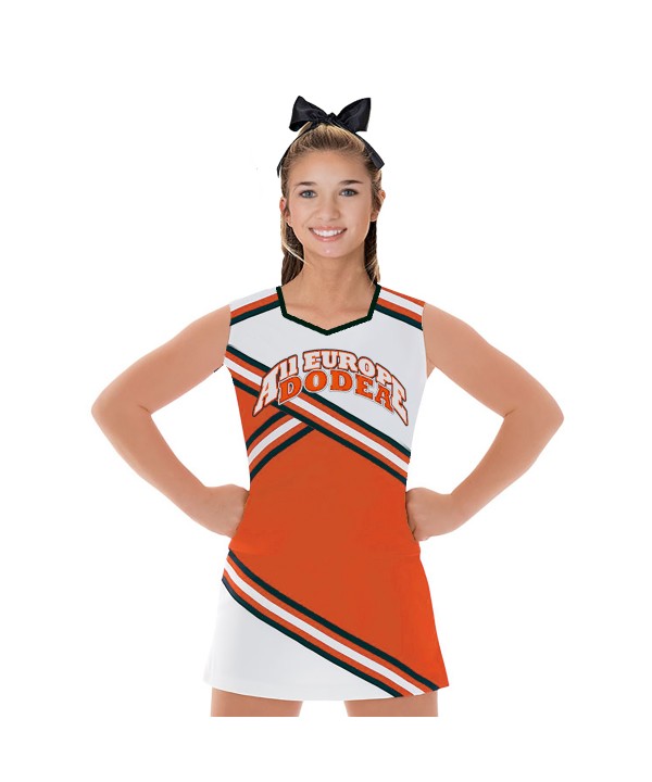 Cheerleader Uniform 90156 orange  white,   