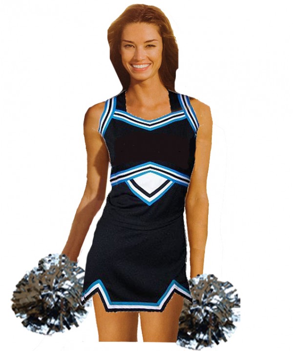 Cheerleader Uniform 9039 navy,  white,   