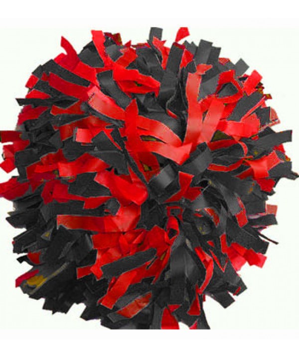 Pompom Plastic. 6in Red,Black,