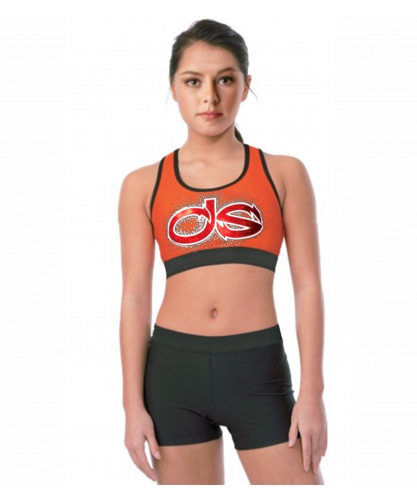 Cheerleader All Star Uniform 9as02B orange  black,...
