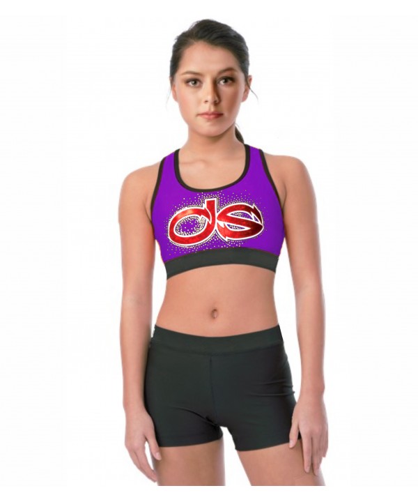 Cheerleader All Star Uniform 9as02B purple,  black...